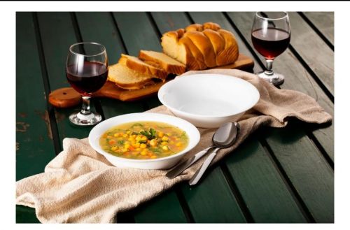 Tigela de vidro Duralex Opaline