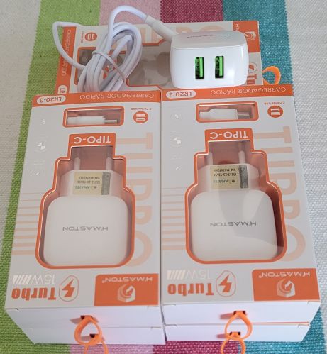 Carregador USB Duplo Tipo C