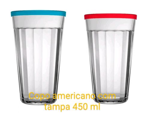 Copo Americano com Tampa 450ml
