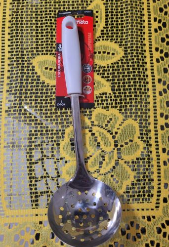 Escumadeira com Cabo Branco 32cm