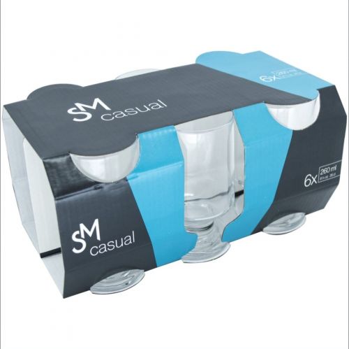Kit Taça SM 6 unidades 260ml