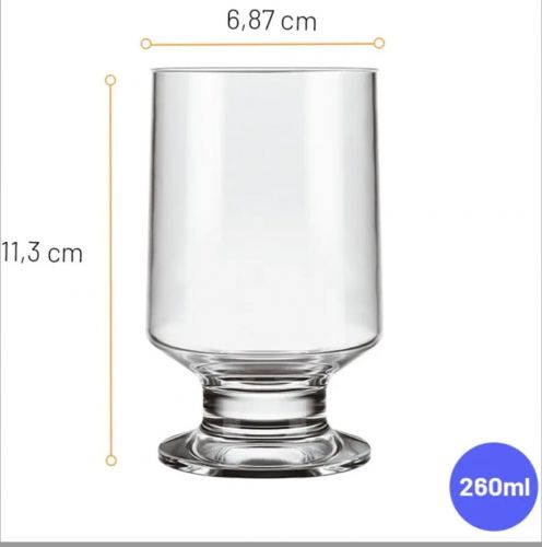 Kit Taça SM 6 unidades 260ml