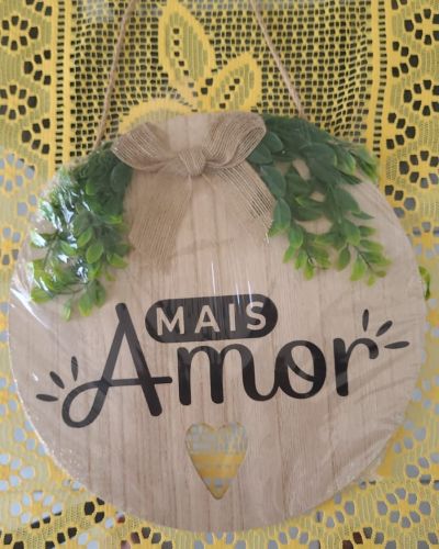 Placa Decorativa Mais Amor