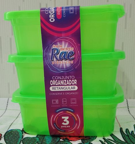 Pote Plástico 500ml (3 unidades)